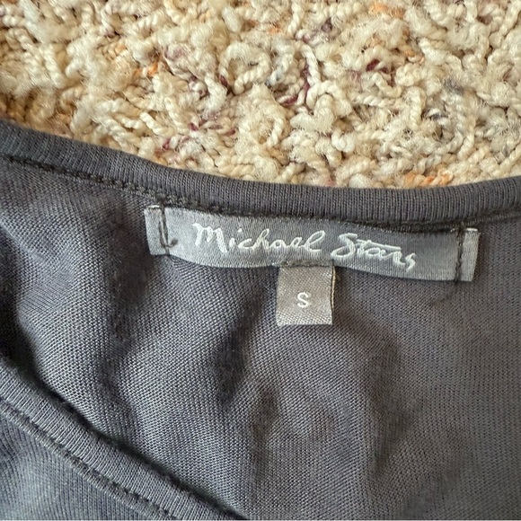 Michael Stars Dark Gray Sleeveless Maxi Dress Contemporary Size S - Picture 4 of 12